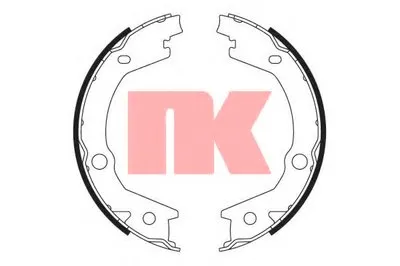 Комплект тормозных колодок, стояночная тормозная система NK купить