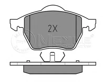 Комплект тормозных колодок, дисковый тормоз MEYLE купить