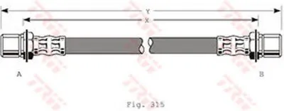 Тормозной шланг TRW купить