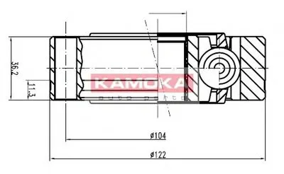 Шарнирный комплект, приводной вал KAMOKA KAMOKA купить