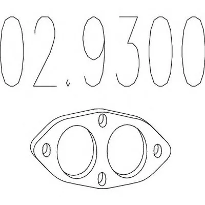Прокладка, труба выхлопного газа MTS купить