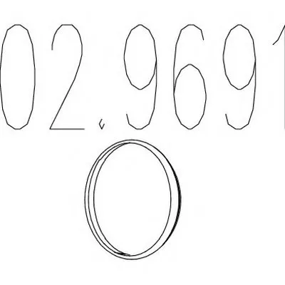 Прокладка, труба выхлопного газа MTS купить