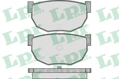 Комплект тормозных колодок, дисковый тормоз LPR купить