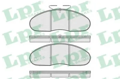 Комплект тормозных колодок, дисковый тормоз LPR купить