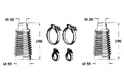 Комплект пылника, рулевое управление OCAP купить