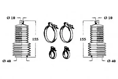 Комплект пылника, рулевое управление OCAP купить