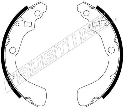 Комплект тормозных колодок TRUSTING купить