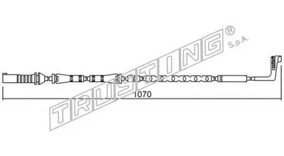Сигнализатор, износ тормозных колодок TRUSTING купить