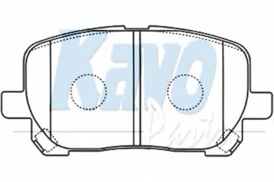Комплект тормозных колодок, дисковый тормоз MK KASHIYAMA KAVO PARTS купить