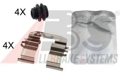 Комплектующие, колодки дискового тормоза A.B.S. купить