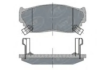 Комплект тормозных колодок, дисковый тормоз SCT Germany купить