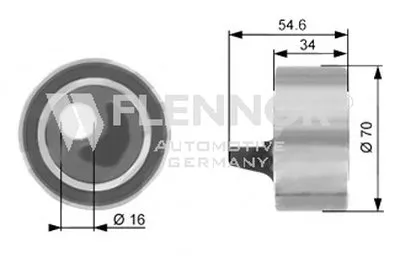 Натяжной ролик, ремень ГРМ FLENNOR купить