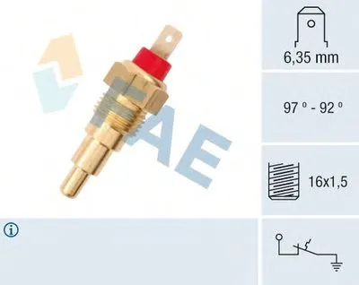 Термовыключатель, вентилятор радиатора FAE купить