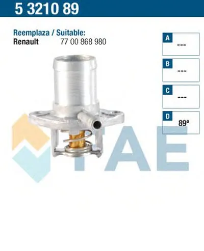 Термостат, охлаждающая жидкость FAE купить