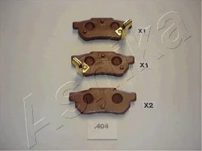 Комплект тормозных колодок, дисковый тормоз ASHIKA купить