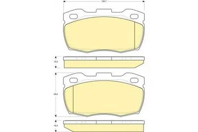 Комплект тормозных колодок, дисковый тормоз GIRLING купить