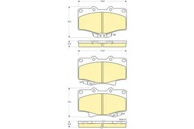 Комплект тормозных колодок, дисковый тормоз GIRLING купить