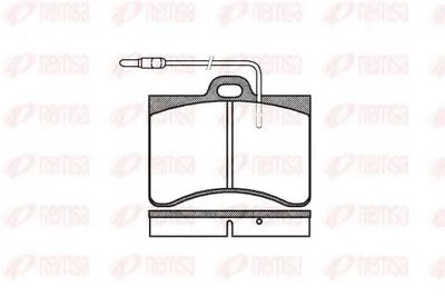 Комплект тормозных колодок, дисковый тормоз KAWE купить