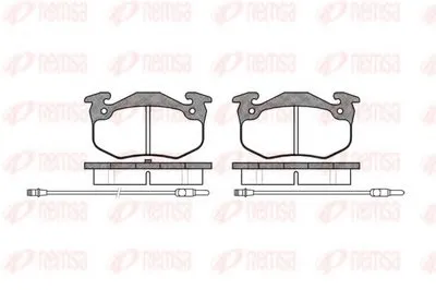 Комплект тормозных колодок, дисковый тормоз KAWE купить