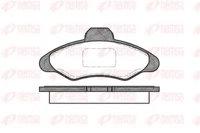Комплект тормозных колодок, дисковый тормоз KAWE купить