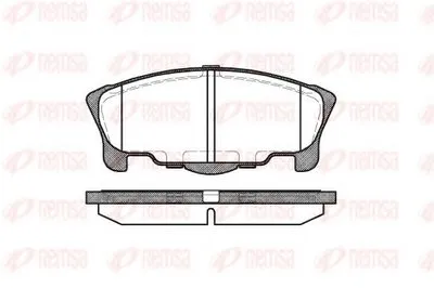 Комплект тормозных колодок, дисковый тормоз KAWE купить