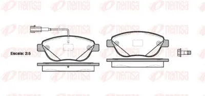 Комплект тормозных колодок, дисковый тормоз KAWE купить