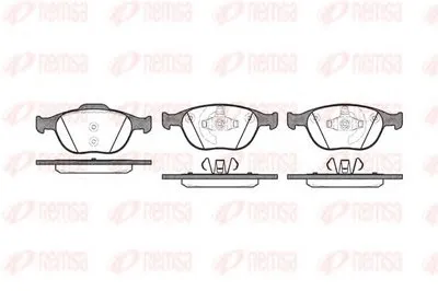 Комплект тормозных колодок, дисковый тормоз KAWE купить