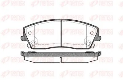 Комплект тормозных колодок, дисковый тормоз KAWE купить
