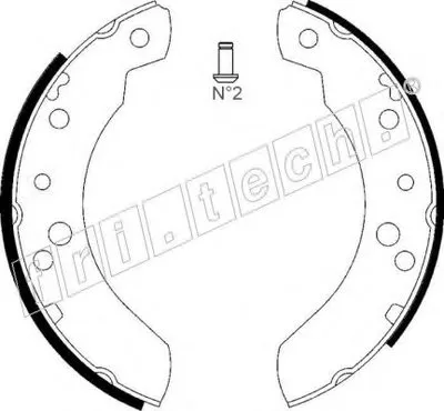 Комплект тормозных колодок fri.tech. купить
