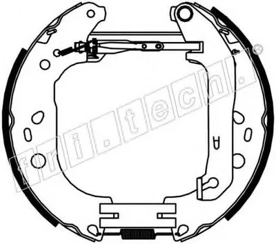 Комплект тормозных колодок FAST KIT fri.tech. купить