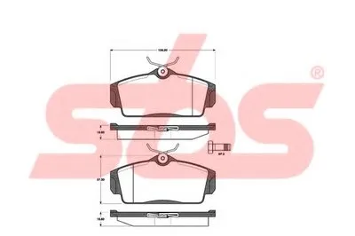 Комплект тормозных колодок, дисковый тормоз sbs купить