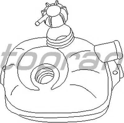 Компенсационный бак, охлаждающая жидкость TOPRAN купить