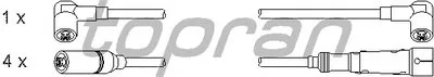 Комплект проводов зажигания TOPRAN купить