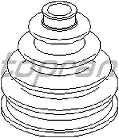 Пыльник, приводной вал TOPRAN купить