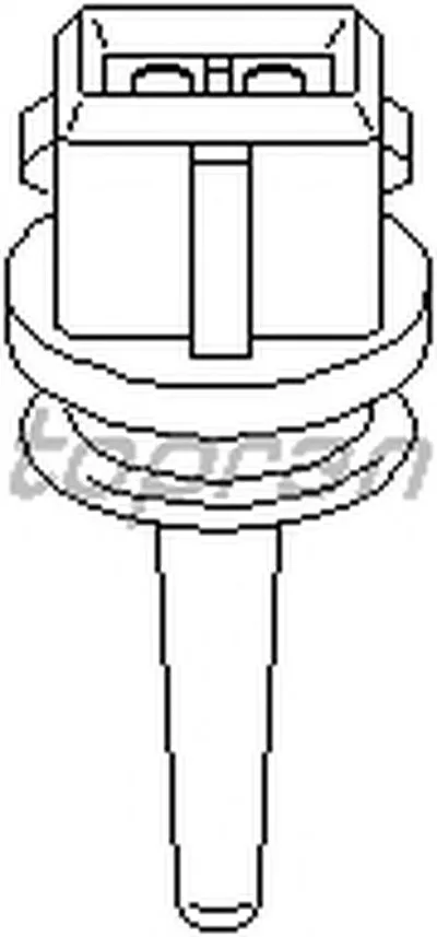 Датчик, температура впускаемого воздуха TOPRAN купить