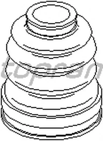 Пыльник, приводной вал TOPRAN купить