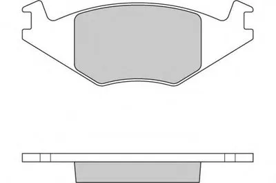 Комплект тормозных колодок, дисковый тормоз E.T.F. купить