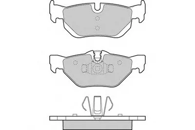 Комплект тормозных колодок, дисковый тормоз E.T.F. купить