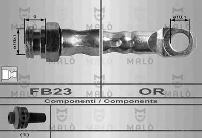 Тормозной шланг MALÒ купить