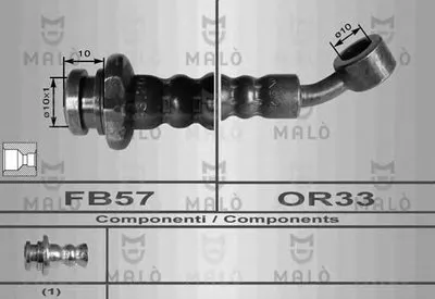 Тормозной шланг MALÒ купить