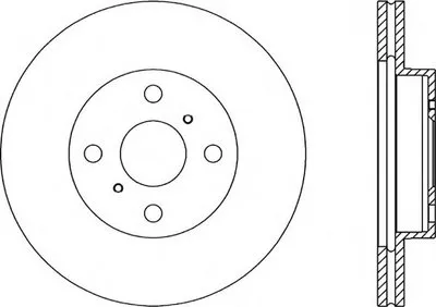 Тормозной диск ADAPTIVE OPEN PARTS купить