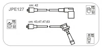 Комплект проводов зажигания JANMOR купить