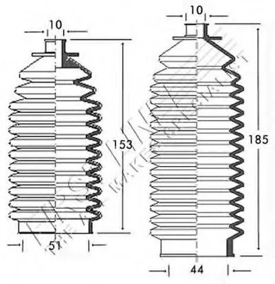 Пыльник, рулевое управление FIRST LINE купить
