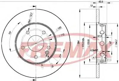 Тормозной диск Premium Carbon + FREMAX купить