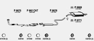 Система выпуска ОГ FENNO купить