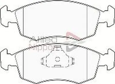 Комплект тормозных колодок, дисковый тормоз ANL Braking COMLINE купить