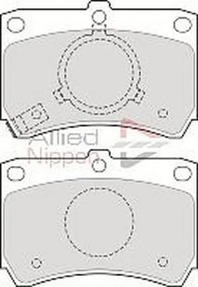Комплект тормозных колодок, дисковый тормоз ANL Braking COMLINE купить