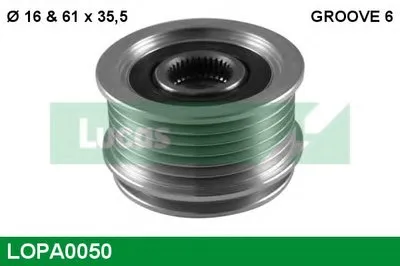 Механизм свободного хода генератора LUCAS ENGINE DRIVE купить