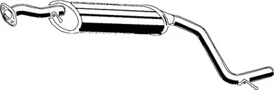 Средний глушитель выхлопных газов ASMET купить