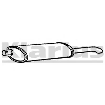 Глушитель выхлопных газов конечный KLARIUS купить